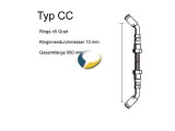Bremsleitung Stahlflex vo Titan-Anschl Lucas MCH463V1 - Stahlflex Kupplungsschlauch