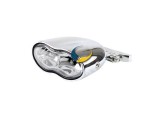 Zusatzscheinwerfer doppelt oval chrom mit 2xH3 224-330 - Zusatzscheinwerfer Universal