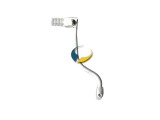 Fussschalthebel Alu satin-silber BG07-ES0003SS - 0