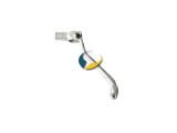 Fussschalthebel Alu satin-silber BG07-ES0005SS - 0