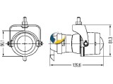 Nebel-Set Micro DE - Zusatzscheinwerfer Universal